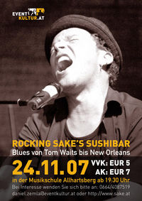 Sake live in Allhartsberg - 1st Eventkultur.at@Musikschule Allhartsberg