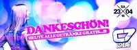 Dankeschön | Heute Alle Getränke Gratis…!