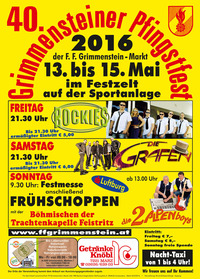 40. Grimmensteiner Pfingstfest, der Samstag