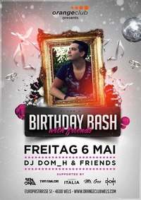 DJ DOM_H Birthday BASH@Orange Club