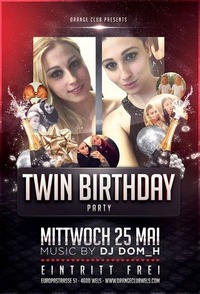 Twin Birthday Bash Orange Club