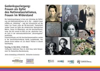 Gedenkspaziergang: Frauen als Opfer des Nationalsozialismus, Frauen im Widerstand@Stolperstein für Klementine Narodoslavsky