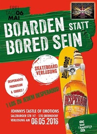 Boarden statt BORED sein - Desperados Promo@Johnnys - The Castle of Emotions