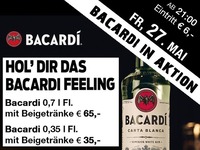 Bacardi in Aktion – Hol die das Bacardi Feeling