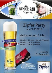 Zipfer Party@Wunderbar Steyr