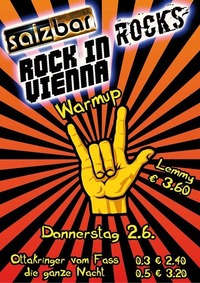 Salzbar Rocks Rock in Vienna warm up