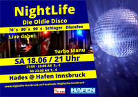 NightLife-Innsbruck Die Oldie Disco@Hafen