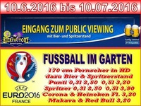 Public Viewing EURO 2016@Bierfactory XXL