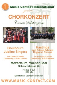 Chorkonzert im MOzarteum@Stiftung Mozarteum