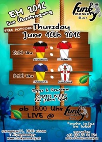 Funky - Soccer - Thursday !!! June 16th 2016@Funky Monkey