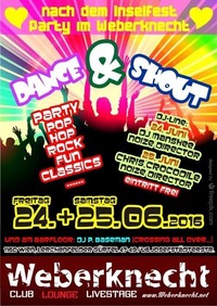 24.+25. Juni: DANCE & SHOUT@Weberknecht