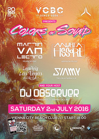 Colors of SOUND Open Air Session@Vienna City Beach Club