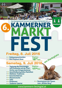 6. Kammerner Marktfest@Marktplatz Kammern