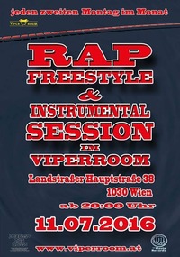 Rap Freestyle und Instrumental Session@Viper Room