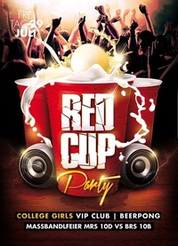 RED CUP NIGHT Beerpong Maßbandlfeier Mrs10D+BRS10B@Johnnys - The Castle of Emotions