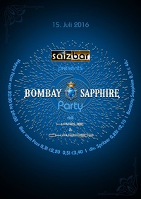 Bombay Sapphire Party mit Harlie&Charper @Salzbar