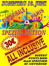 Euro Finale mit All inclusive Buffet@Bierfactory XXL