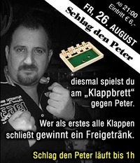 Schlag den Peter – Klappbrett@Mausefalle