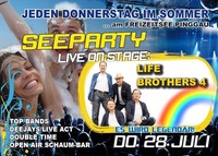 Seeparty mit 