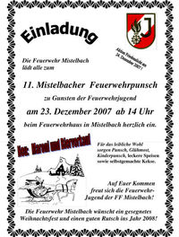 11.Mistelbacher Feuerwehrpunschstand@Feuerwehrh