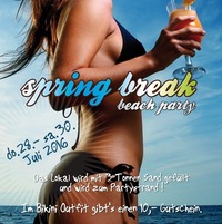 Spring break beach PARTY