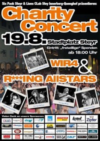 Wir4 & R***ing Allstars - Charity Concert@Stadtplatz Steyr