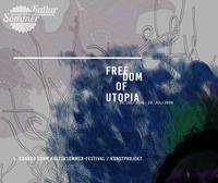 Freedom of Utopia – 5. Conrad Sohm Kultursommer-Festival Kunstprojekt