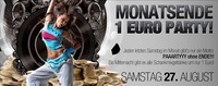 Monatsende 1€ PARTY@Bollwerk Klagenfurt