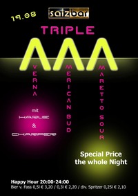 Triple A mit Harlie&Charper @Salzbar