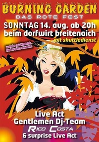 Burning Garden Vol. 8@Gasthaus Zum Dorfwirt