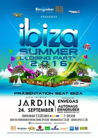 IBIZA Summer Closing PARTY feat. Dominique Jardin & Envegas hosted by Birngruber Krems@Birngruber