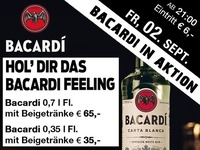 Bacardi in Aktion