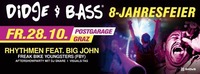 BIG JAM - 8 Jahre Didge & Bass@Postgarage