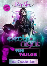 Electro night 4.0@12er Alm Bar