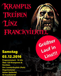 Krampus Treiben Linz Franckviertel