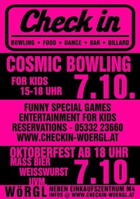 Kids Cosmic Bowling@Check in