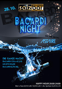 Bacardi Night mit DJ Astaire @Salzbar@Salzbar