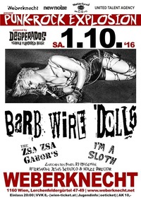  BARB WIRE DOLLS / The Zsa Zsa Gabor's / I'm A Sloth