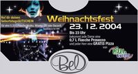 Weihnachtsfest@Disco Bel