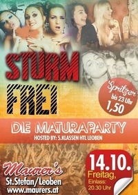 Sturmfrei! - Maturaparty 5.Klassen HTL Leoben@Maurer´s