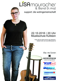 Lisa Mauracher & Band@Konzertsaal Musikschule Kufstein