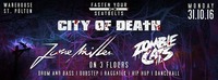 Fasten Your Seatbelts - CITYofDEATH w/ June Miller & Zombie Cats@Warehouse