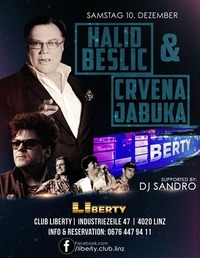 Live Konzert Halid Beslic & Crvena Jabuka  10.12.2016@Club Liberty