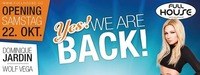 YES!! We are BACK!