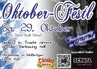 Oktoberfestl- Trachtenparty in Fischbach@Disco-Stadl Schurl