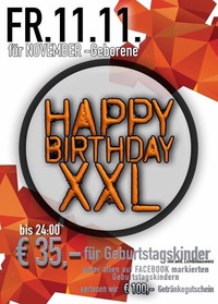 Happy Birthday XXL@Mausefalle Lienz