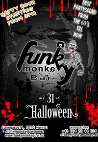 Halloween !!! - Monday October 31st 2016@Funky Monkey