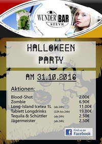 Halloween Party@Wunderbar Steyr