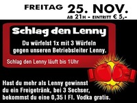 Schlag den Lenny – Würfeln@Partymaus Wörgl