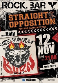 Sraightopposition/Radioshakedown(Italy) live@ rock.Bar